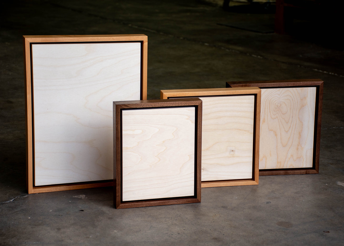 WALNUT FRAMED PANEL | 8 x 10 | 2 Pack