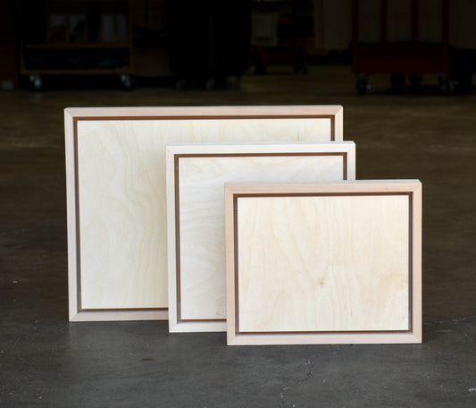 BASSWOOD FRAMED PANEL | 10 x 10 | 2 Pack