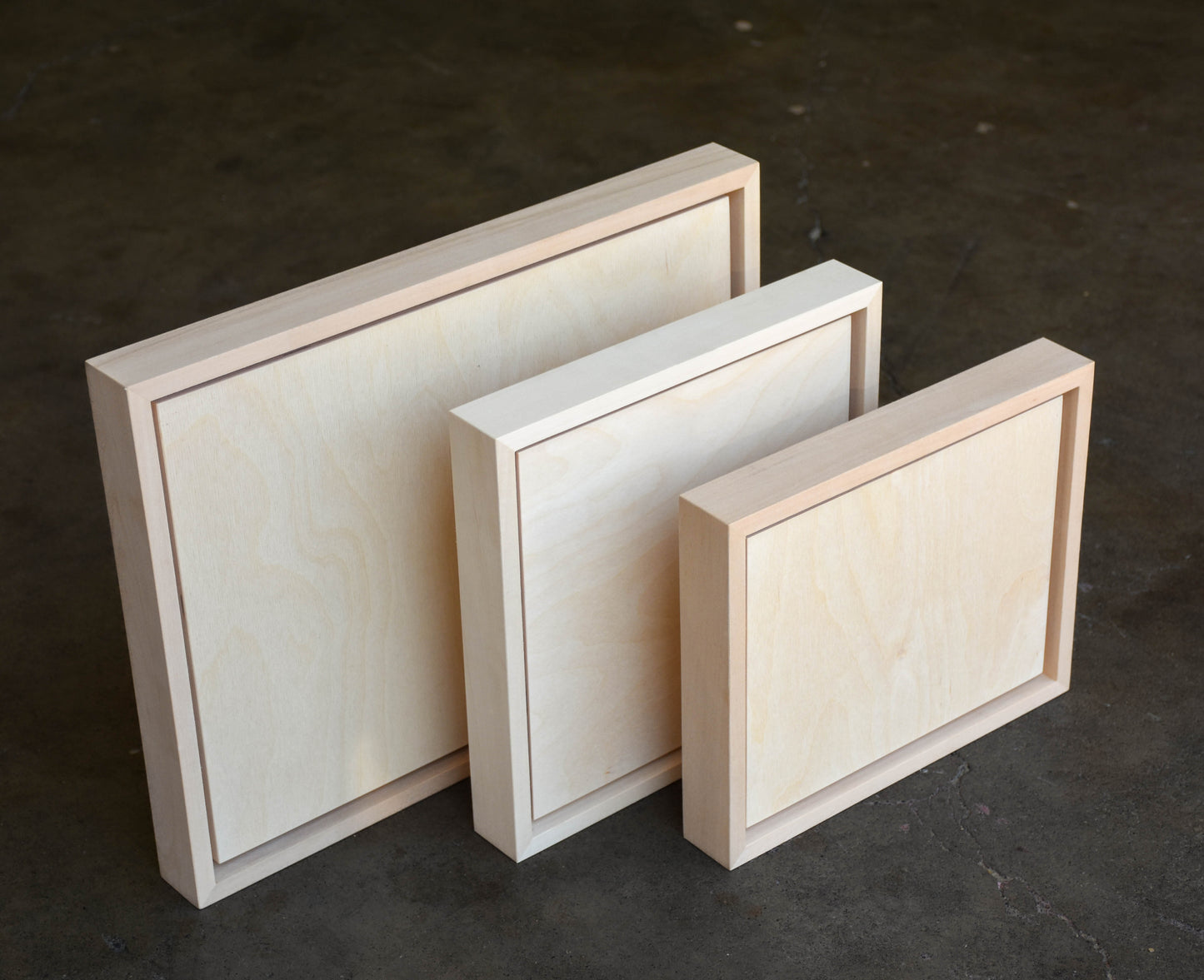 BASSWOOD FRAMED PANEL | 12 x 16 | 3 Pack